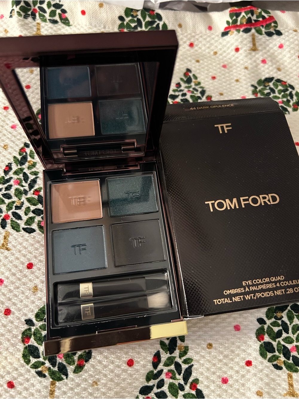 Tom Ford Eye Color Quad - Dark Opulence (Green/Teal/Brown/Black) New #44